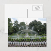 Forsyth Park Fountain Briefkaart (Voorkant / Achterkant)