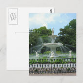 Forsyth Park Fountain Briefkaart (Voorkant / Achterkant)