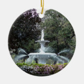 Forsyth Park Fountain Collectible Holiday Ornament (Voorkant)