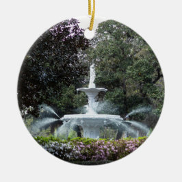 Forsyth Park Fountain Collectible Holiday Ornament