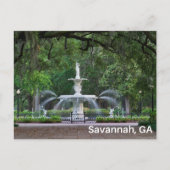 Forsyth Park Fountain in Savannah, GA Briefkaart (Voorkant)