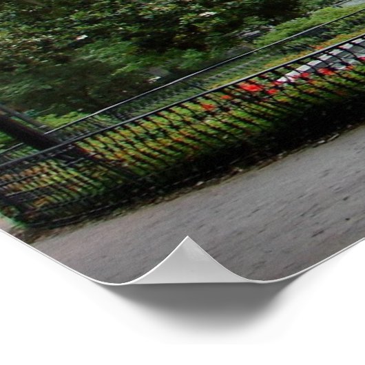 Forsyth Park Fountain - poster (Hoek)