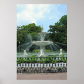 Forsyth Park Fountain Poster (Voorkant)
