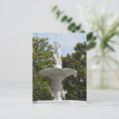 Forsyth Park Fountain Savannah GA fotografisch Briefkaart (Staand voorkant)