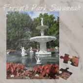 Forsyth Park Fountain Savannah Georgia Foto Legpuzzel