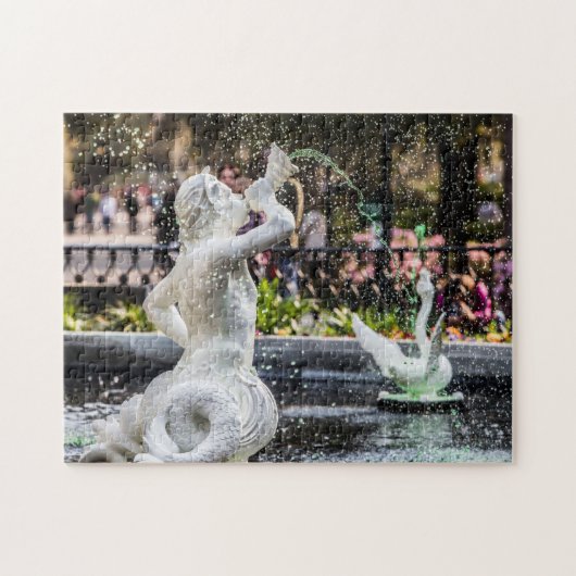 Forsyth Park Fountain | Savannah Puzzle Legpuzzel (Horizontaal)