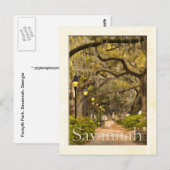 Forsyth Park - Savannah, GA Briefkaart (Voorkant / Achterkant)