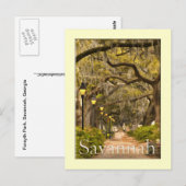 Forsyth Park - Savannah, GA Briefkaart (Voorkant / Achterkant)