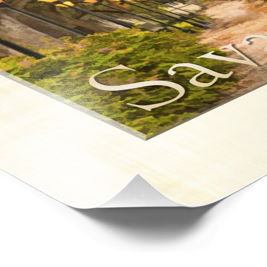 Forsyth Park - Savannah, GA Foto Afdruk (Hoek)