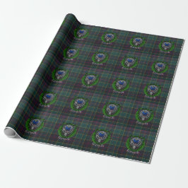 Forsyth Schotse Clan Tartan & Crest Cadeaupapier