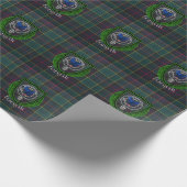 Forsyth Schotse Clan Tartan & Crest Cadeaupapier (Hoek)