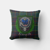 Forsyth Schotse Clan Tartan & Crest