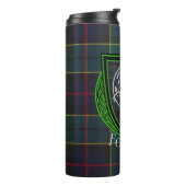 Forsyth Schotse Clan Tartan & Crest Thermosbeker (Gedraaid links)