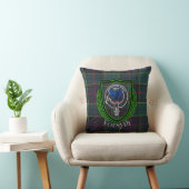 Forsyth Schotse Clan Tartan & Wapen Kussen (Stoel)