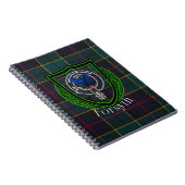 Forsyth Scottish Clan Tartan & Crest Notitieboek (Rechterzijde)