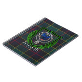Forsyth Scottish Clan Tartan & Crest Notitieboek (Linkerzijde)