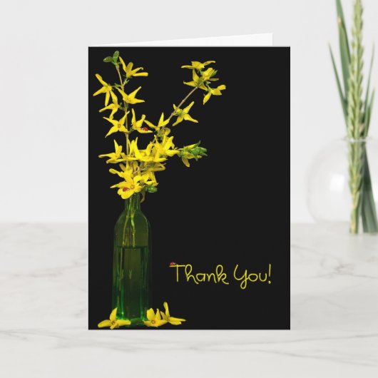 Forsythia en damesbugs bedankt (Voorkant)