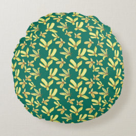 Forsythia Rond Kussen