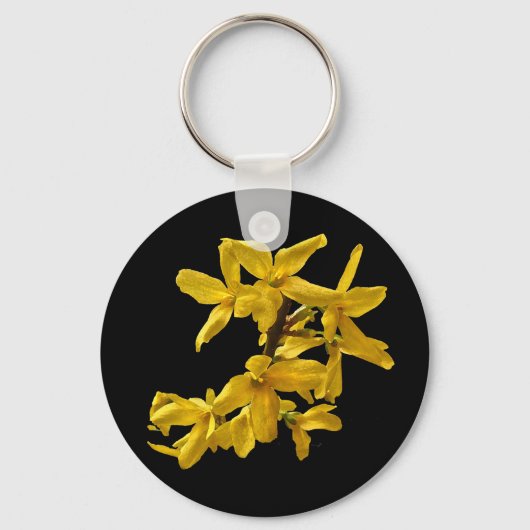 Forsythia Sleutelhanger (Voorkant)