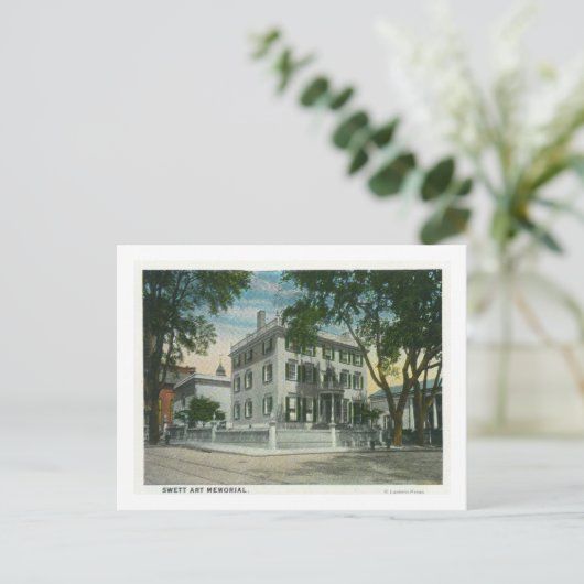 Fort Allen Park Uitzicht van Casco Bay Briefkaart (Staand voorkant)