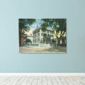 Fort Allen Park Uitzicht van Casco Bay Canvas Afdruk (Insitu (Houten vloer))