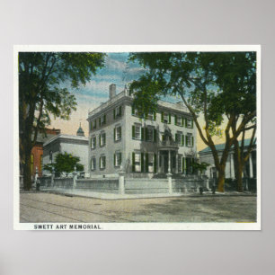 Fort Allen Park Uitzicht van Casco Bay Poster