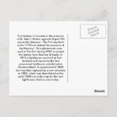 Fort Amherst Briefkaart (Achterkant)