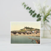 Fort and old bridge, Wurzburg, Beieren, Duitsland Briefkaart (Staand voorkant)