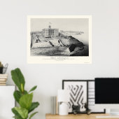 Fort Anderson in Paducah, KY 1862 Poster (Thuiskantoor)