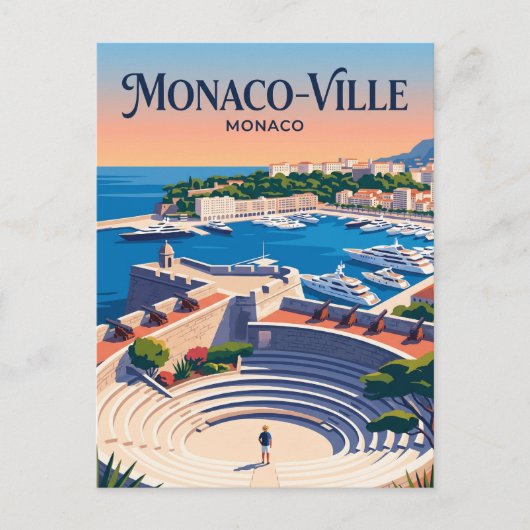 Fort Antoine Monaco Briefkaart (Voorkant)