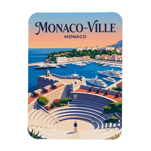 Fort Antoine Monaco Magneet (Verticaal)