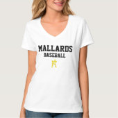 Fort Atkinson Mallards V-Neck T-Shirt (Voorkant)