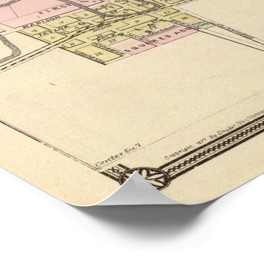 Fort Atkinson, Waterloo en Palmyra, Jefferson Co. Poster (Hoek)