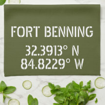 Fort Benning Latitude Lengtegraad