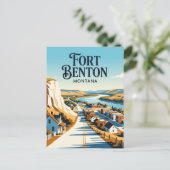 Fort Benton VS Briefkaart (Staand voorkant)