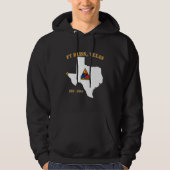 Fort Bliss Tx militaire basis 1e pantserdivisie Hoodie (Voorkant)