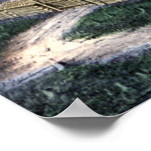 Fort Boonesborough Kentucky Historic Fort Diagram Poster (Hoek)