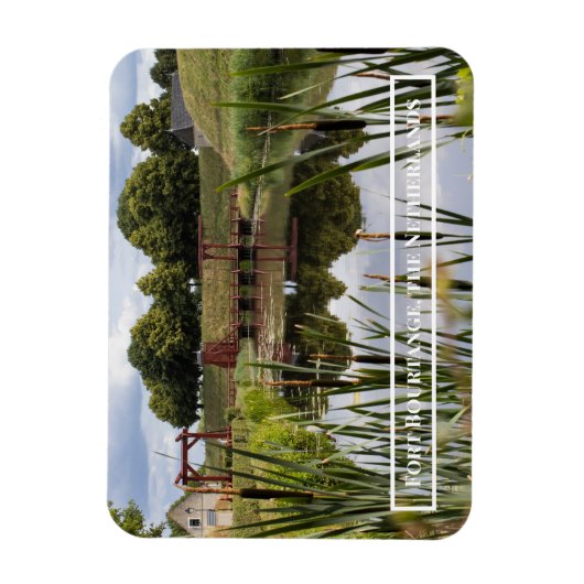 Fort Bourtange, Groningen, Nederland Magneet (Verticaal)