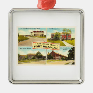 Fort Bragg # 2 North Carolina NC  Souvenir- Metalen Ornament
