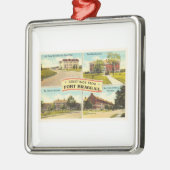 Fort Bragg # 2 North Carolina NC  Souvenir- Metalen Ornament (Links)