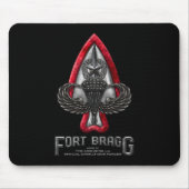Fort Bragg Black Mousepad Muismat (Voorkant)