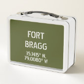 Fort Bragg Breedtegraad Lengtegraad  (Achterkant)