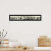 Fort Bragg, CA Foto 1911 Poster (Keuken)