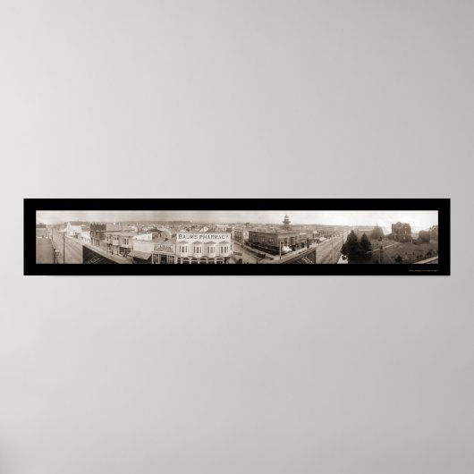 Fort Bragg CA Foto 1911 Poster (Voorkant)