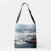 Fort Bragg, Californische kustlijn....... Crossbody Tas (Achterkant)
