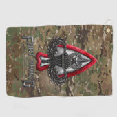 Fort Bragg Camo Golfhanddoek (Horizontaal)