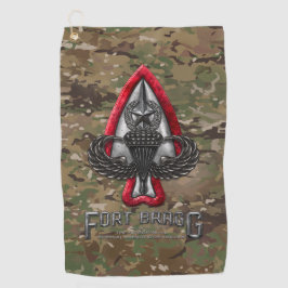 Fort Bragg Camo Golfhanddoek