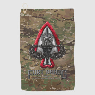 Fort Bragg Camo Golfhanddoek