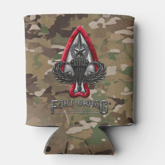 Fort Bragg Camo Koelbox Blikjeskoeler (Achterkant)