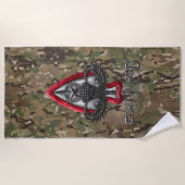 Fort Bragg Camo Strandlaken (Voorkant)